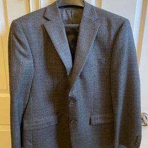 Ralph Lauren Wool Sport Coat, 42S Black Glen Plaid